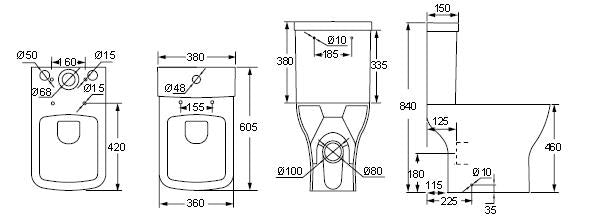 Porto Comfort Pan & Seat