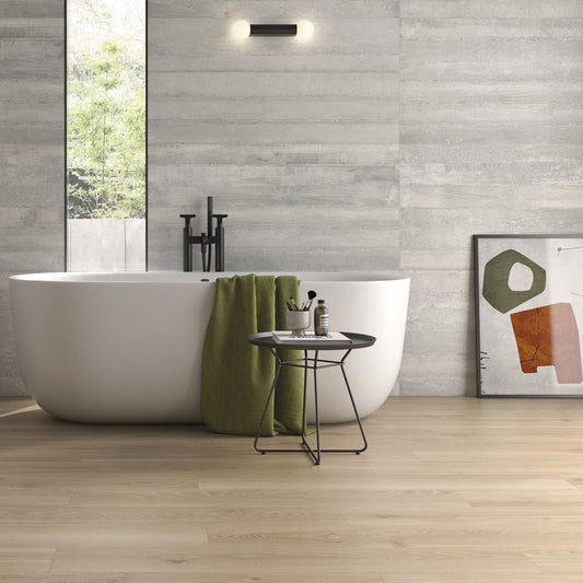 Madera Haya Matt Porcelain Wood Tile 1200x195mm