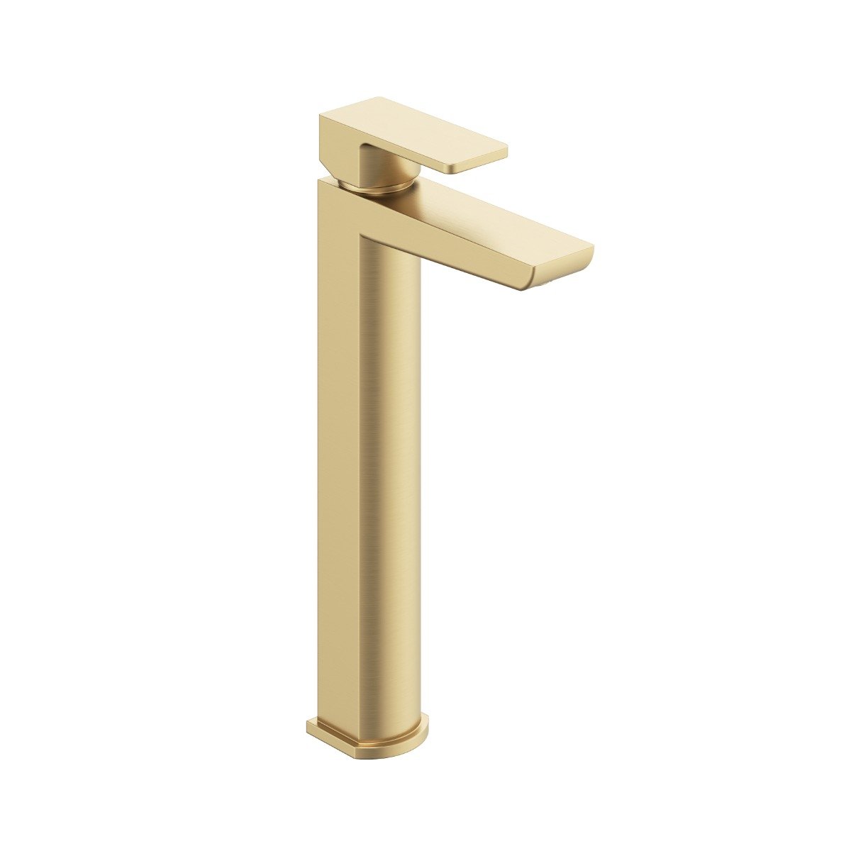 Zena Brushed Gold Tall Basin Mixer Tap