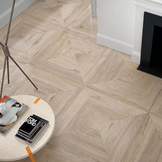 Cello Natural Wood Effect Matt Porcelain Tile 800x800mm