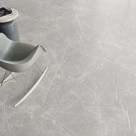 Arcadia Light Grey Matt Porcelain Tile 600x600mm