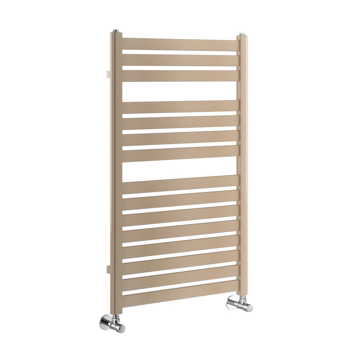 Portabello Brown Metallic Heated Towel Rail 1000x600mm