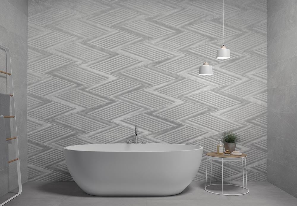 Earth Silver Matt Ceramic Tile 320x900mm