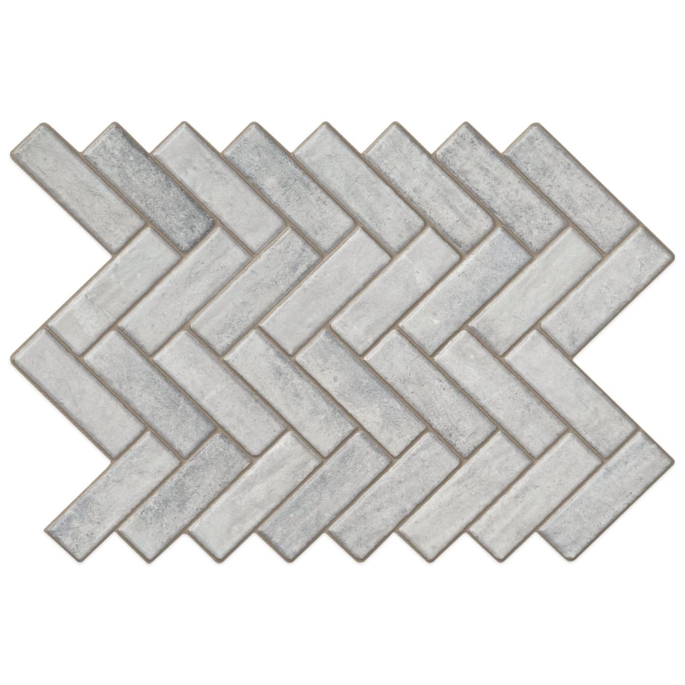Sofia Matt Grey Herringbone Tile 600x400mm