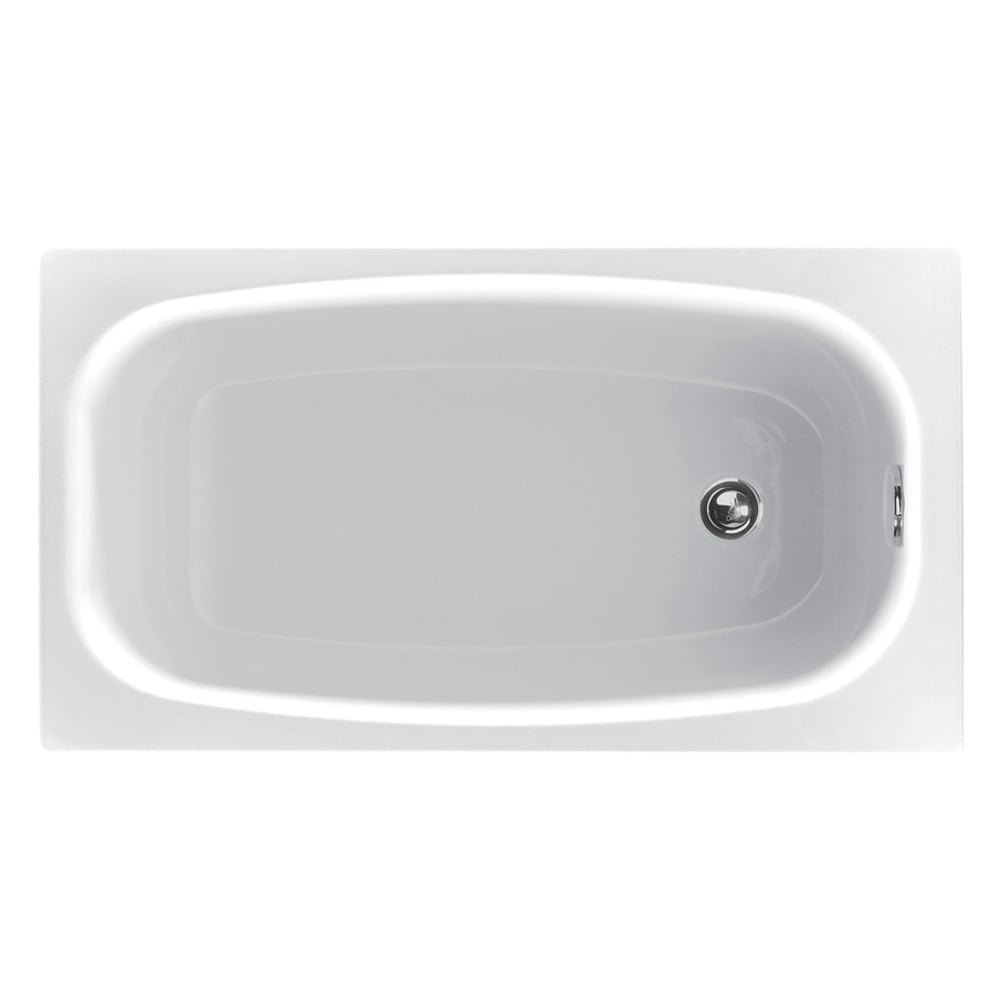 Lanester Super Strong Reinforced Acrylic Space Saver Single Ended Bath 1680x700mm