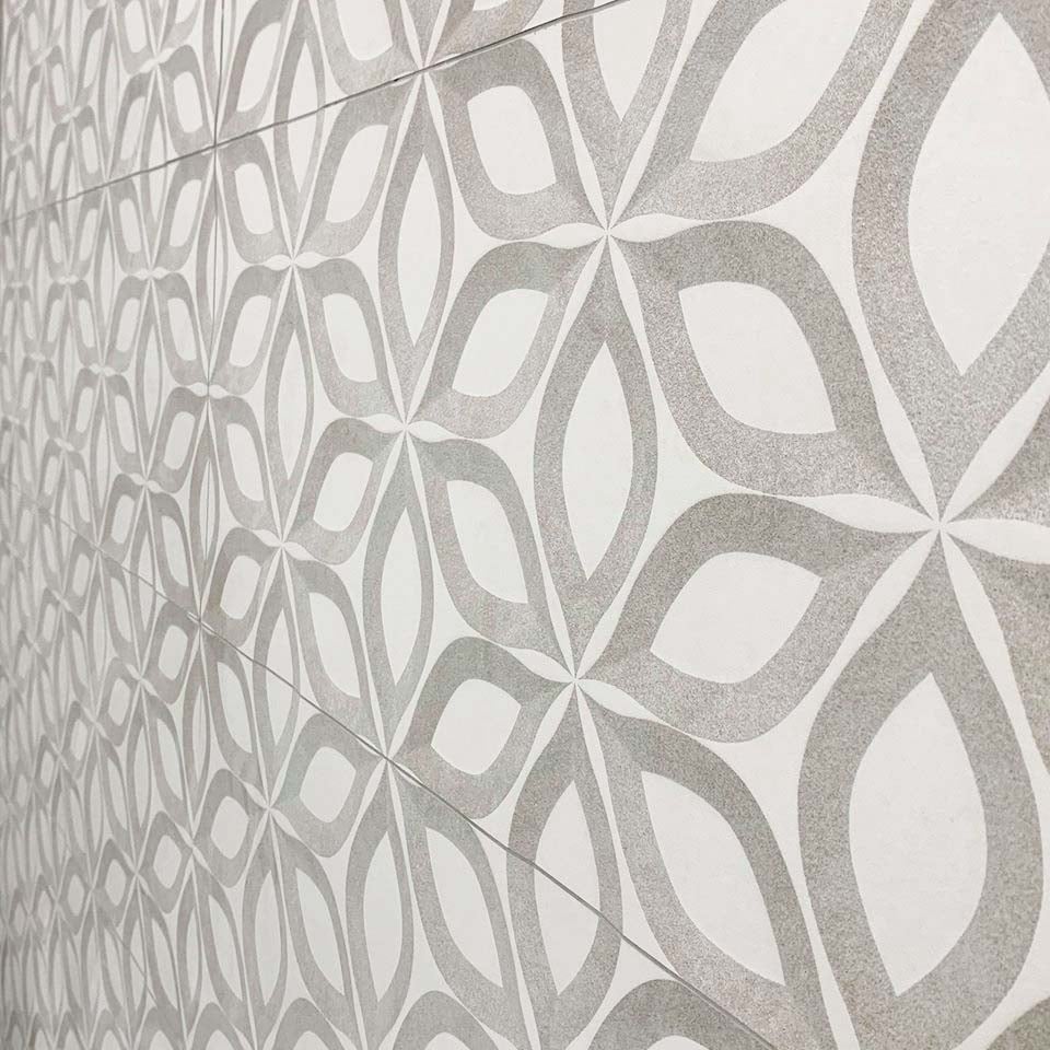 Weave Gris Decor Ceramic Tile 300x900mm