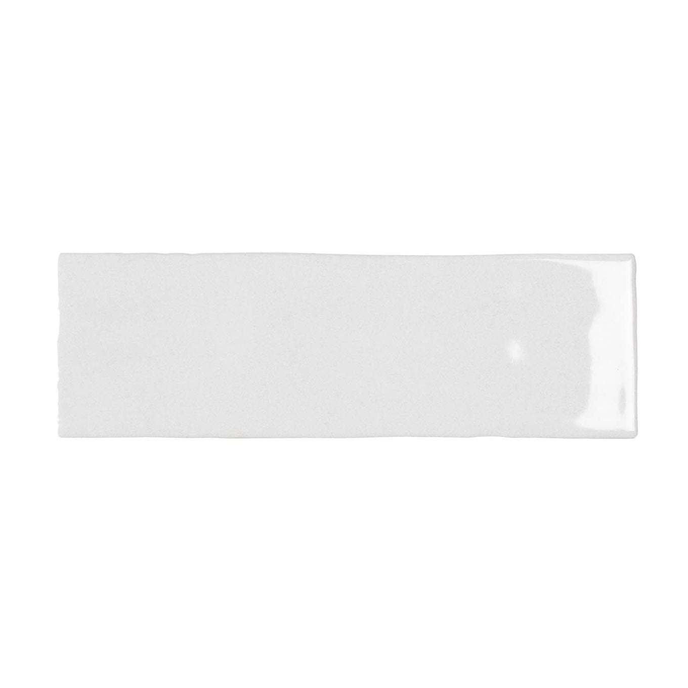 Napoli Blanco Gloss Porcelain Brick Tile 200x65mm