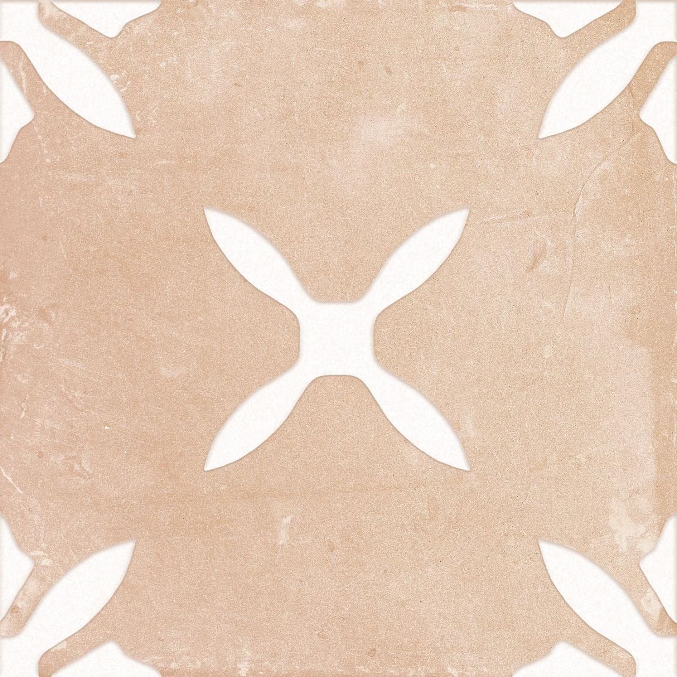 Pedro Sand Decor Flower Matt Porcelain Tile 223x223mm