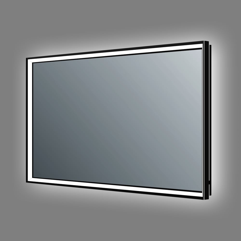 Adison Black Framed LED Backlit Mirror 700x1000mm