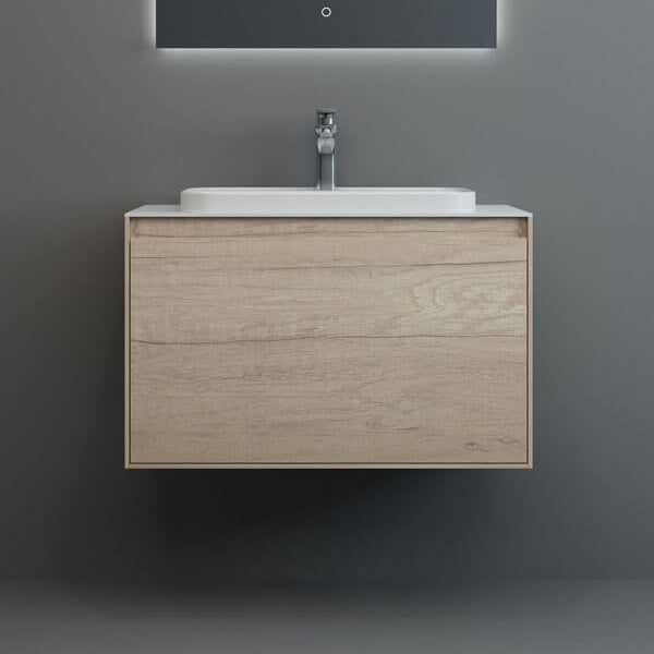 Imex Arco 800mm Single Drawer Cabinet - Basin Not Included