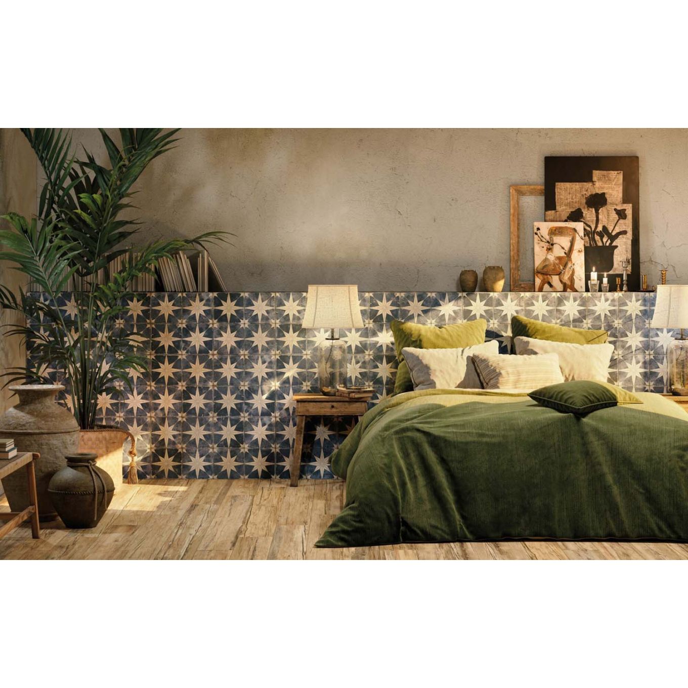 Fired Star Blue Reverse Matt Ceramic Tile 450x450mm