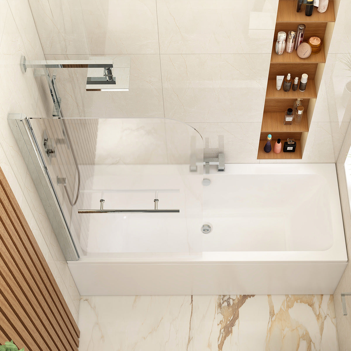 Imex Cast Reinforced Quadro 1700×750 Double Ended Bath