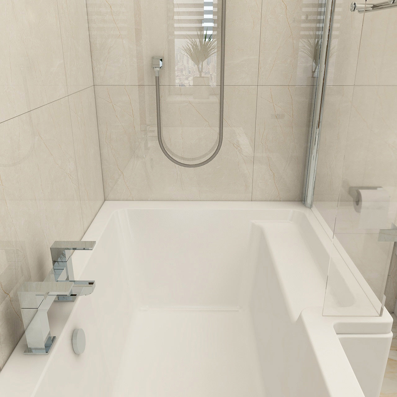 Imex Premiercast Multi layer Reinforced Quadro 1500 Right Hand Shower Bath