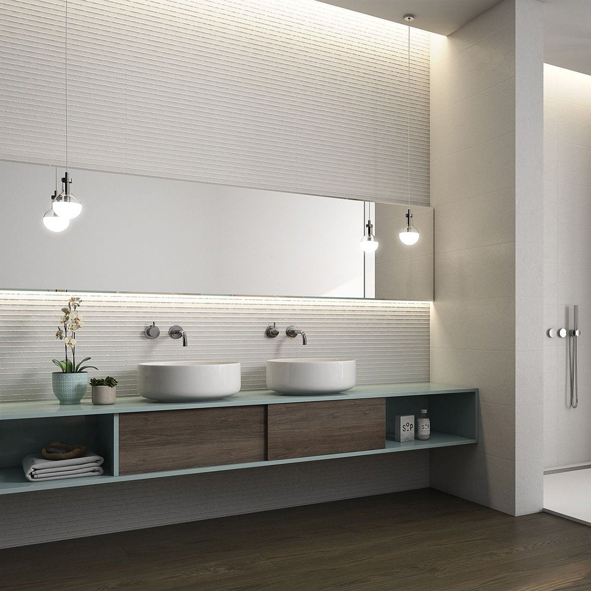 Carter Traffic Blanco Matt Ceramic Tile 900x300mm