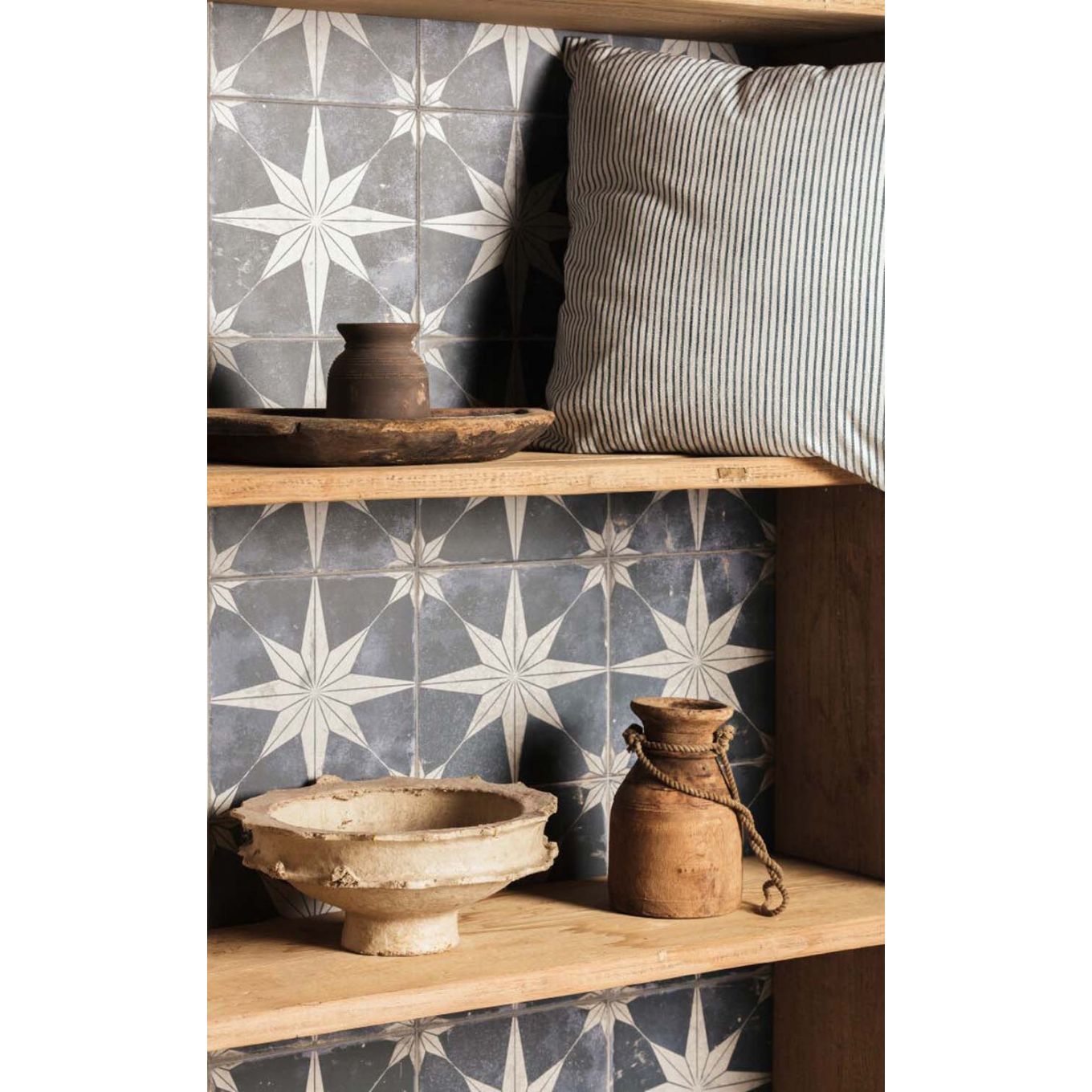 Fired Star Blue Reverse Matt Ceramic Tile 450x450mm
