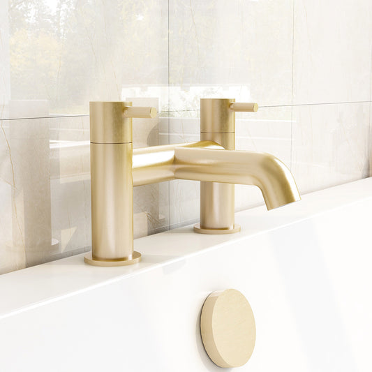 Ravine bath filler in Brushed Brass