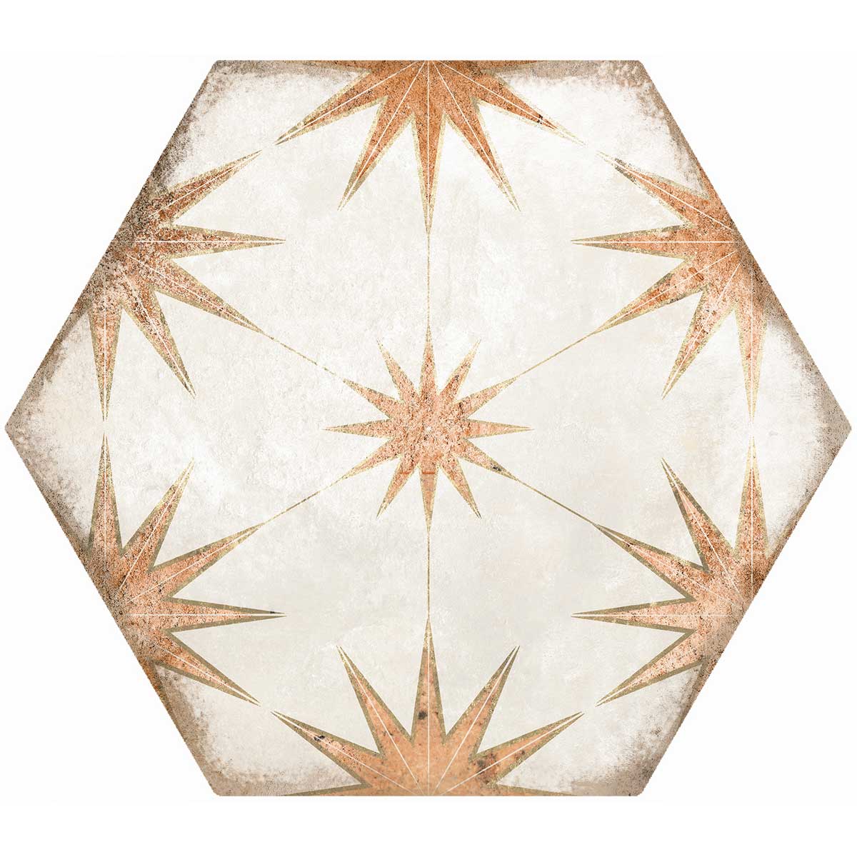 Elise Decor Cotto Hexagon Matt Porcelain Tile 228x198mm