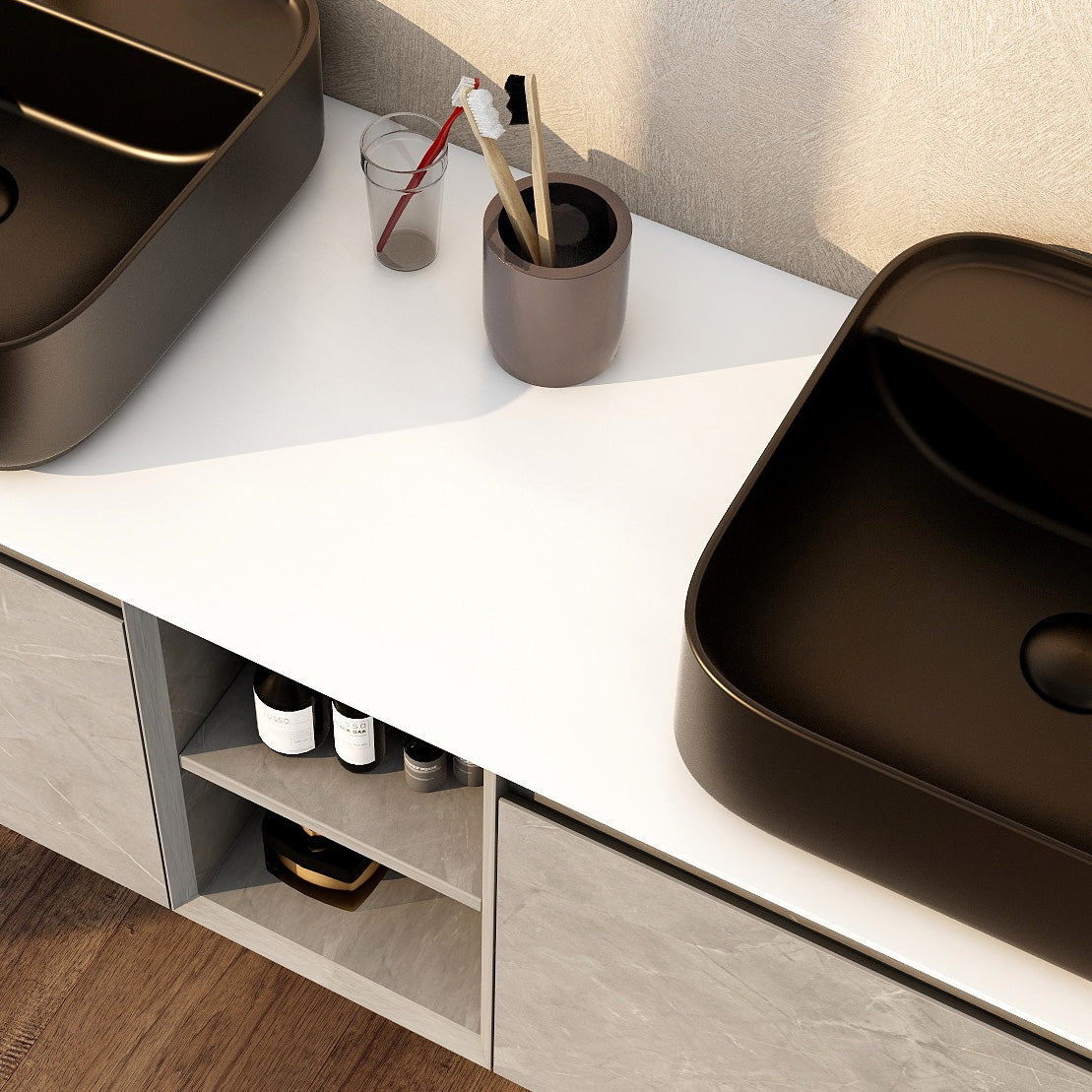 Ravine Quartz 1500 Solid White Worktop