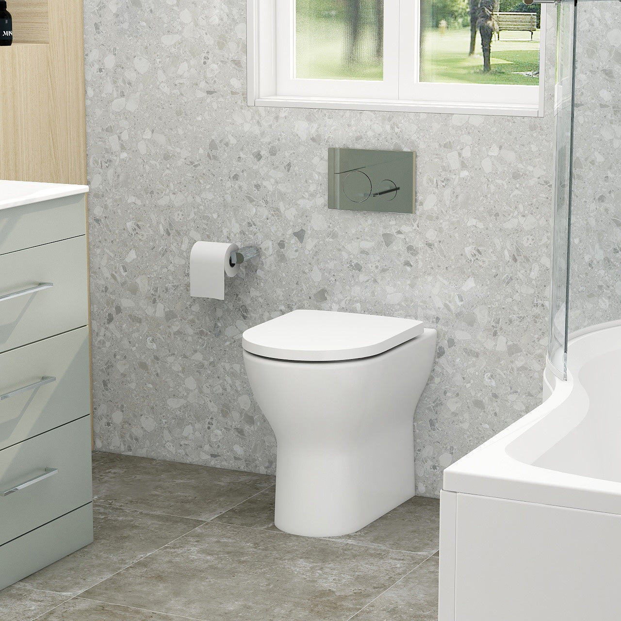 Ronda Comfort height Back to wall pan