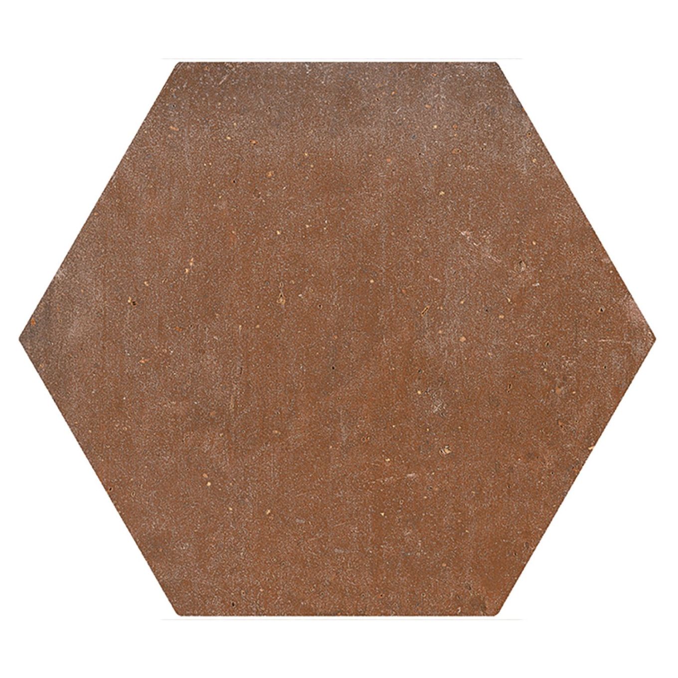 Terraza Red Terracotta Matt Porcelain Hexagon Tile 240x200mm