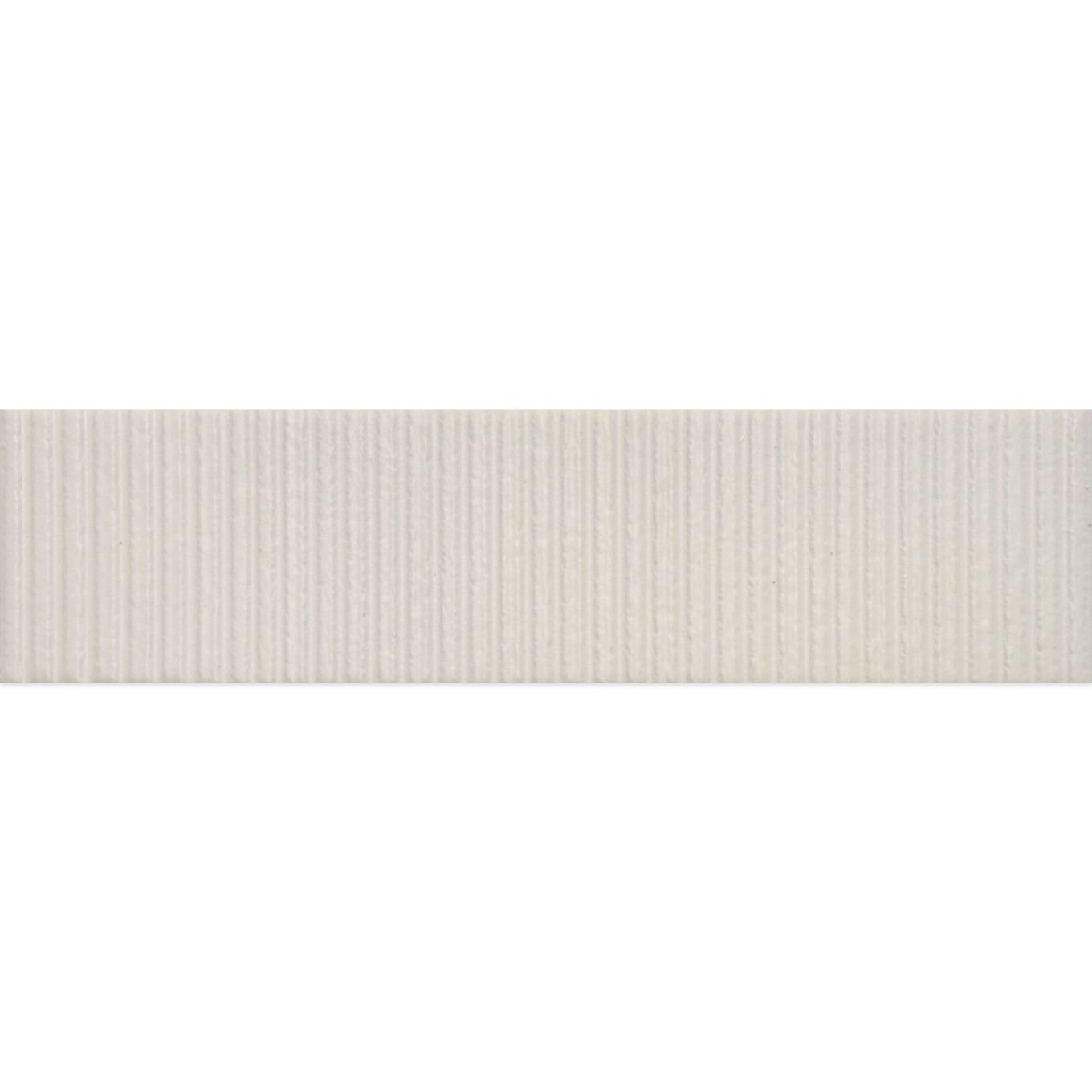 Viera Beige Ribbed Matt Ceramic Brick Tile 75x300mm