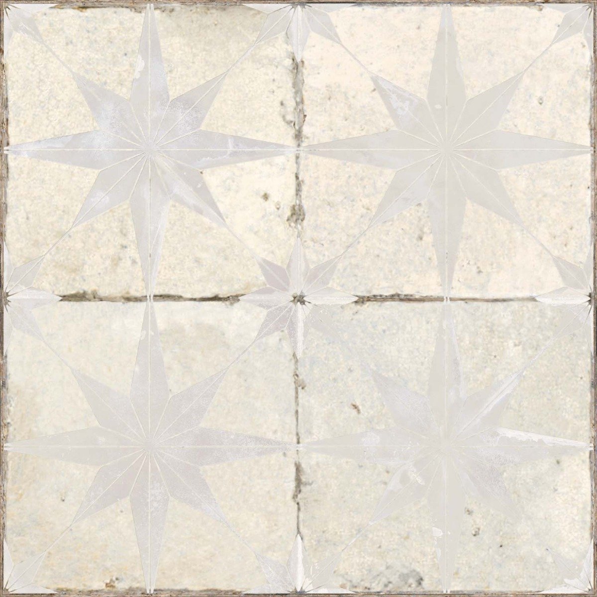 Hades Star White Lappato Ceramic Tile 450x450mm