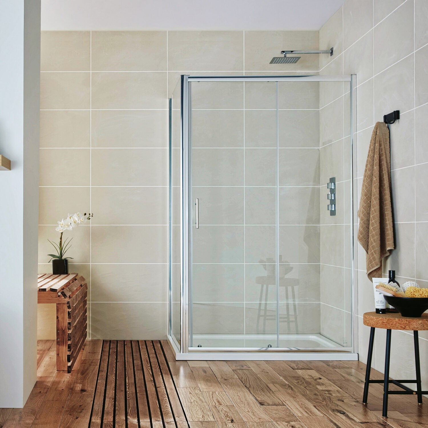 S6 Sliding Shower Door 1000