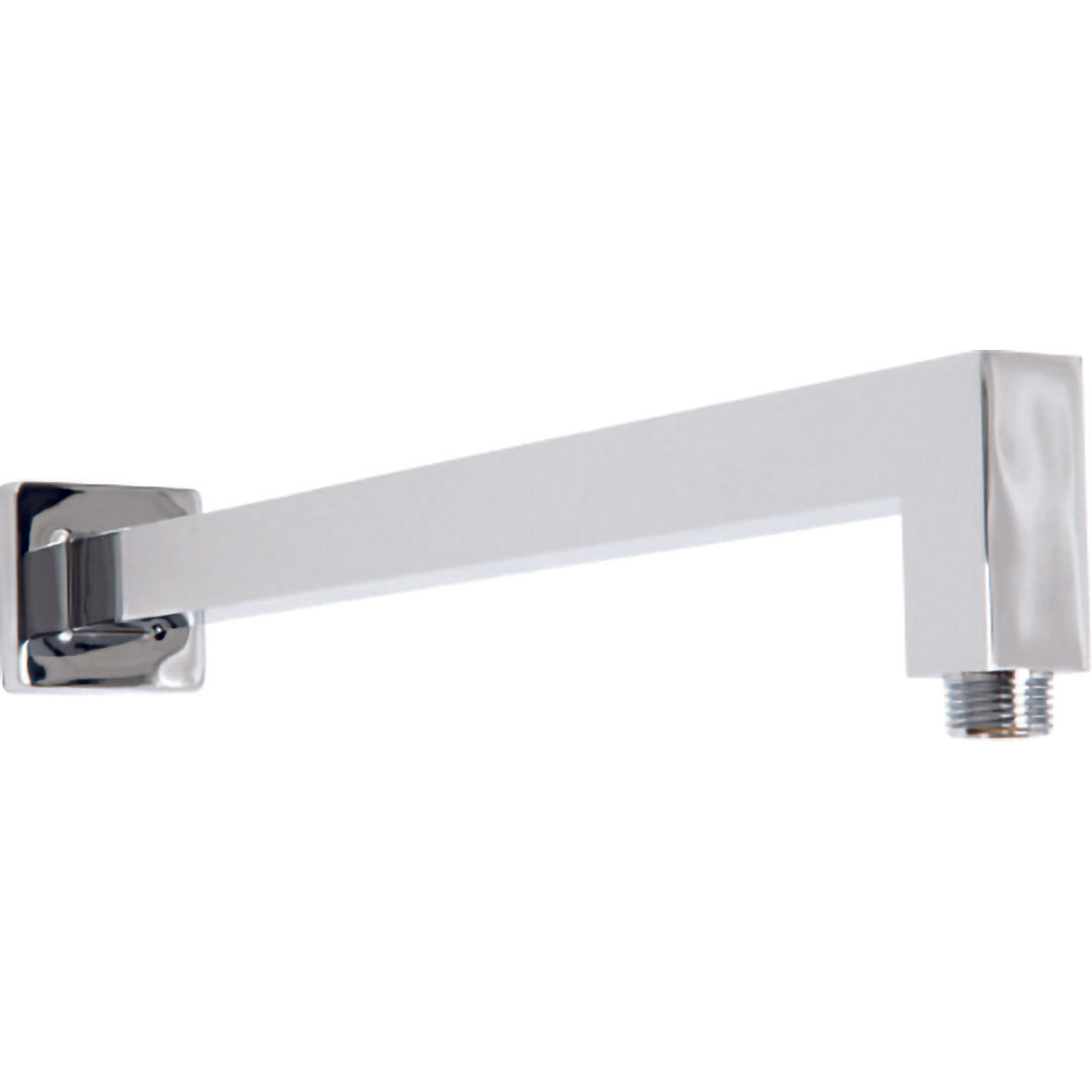 Elegant Haven Square Wall Mounted Chrome Shower Arm