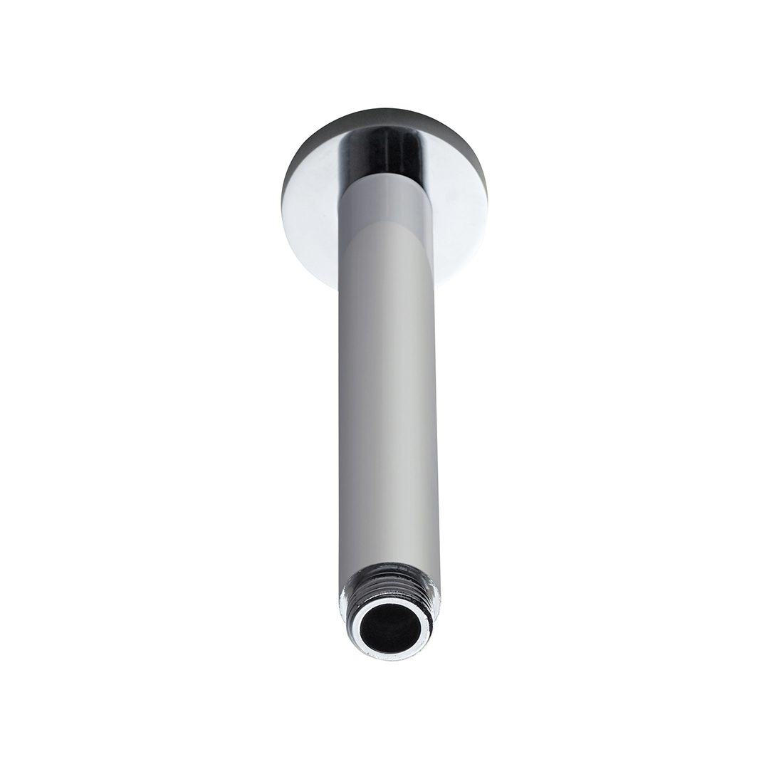 Elegant Haven Round Ceiling Mounted Chrome Shower Arm