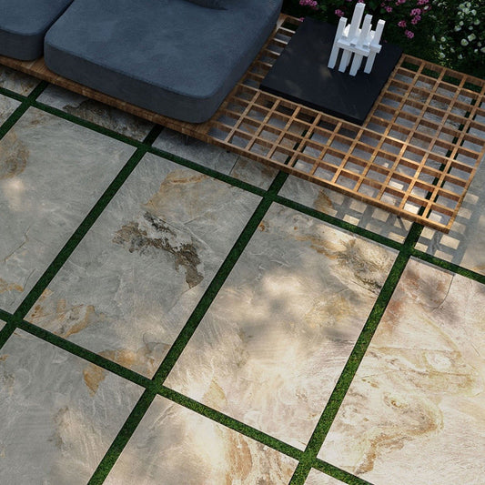 Utopia Beige Outdoor Porcelain Tile 600x900mm