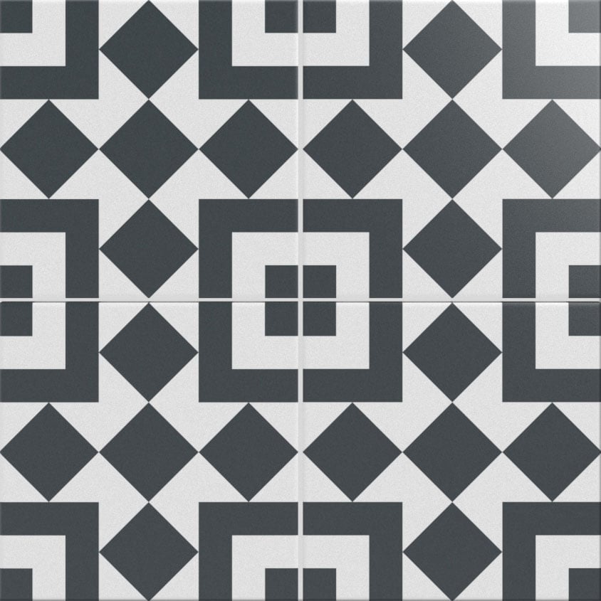 Cascais Mix 6 Matt Porcelain Tile 200x200mm