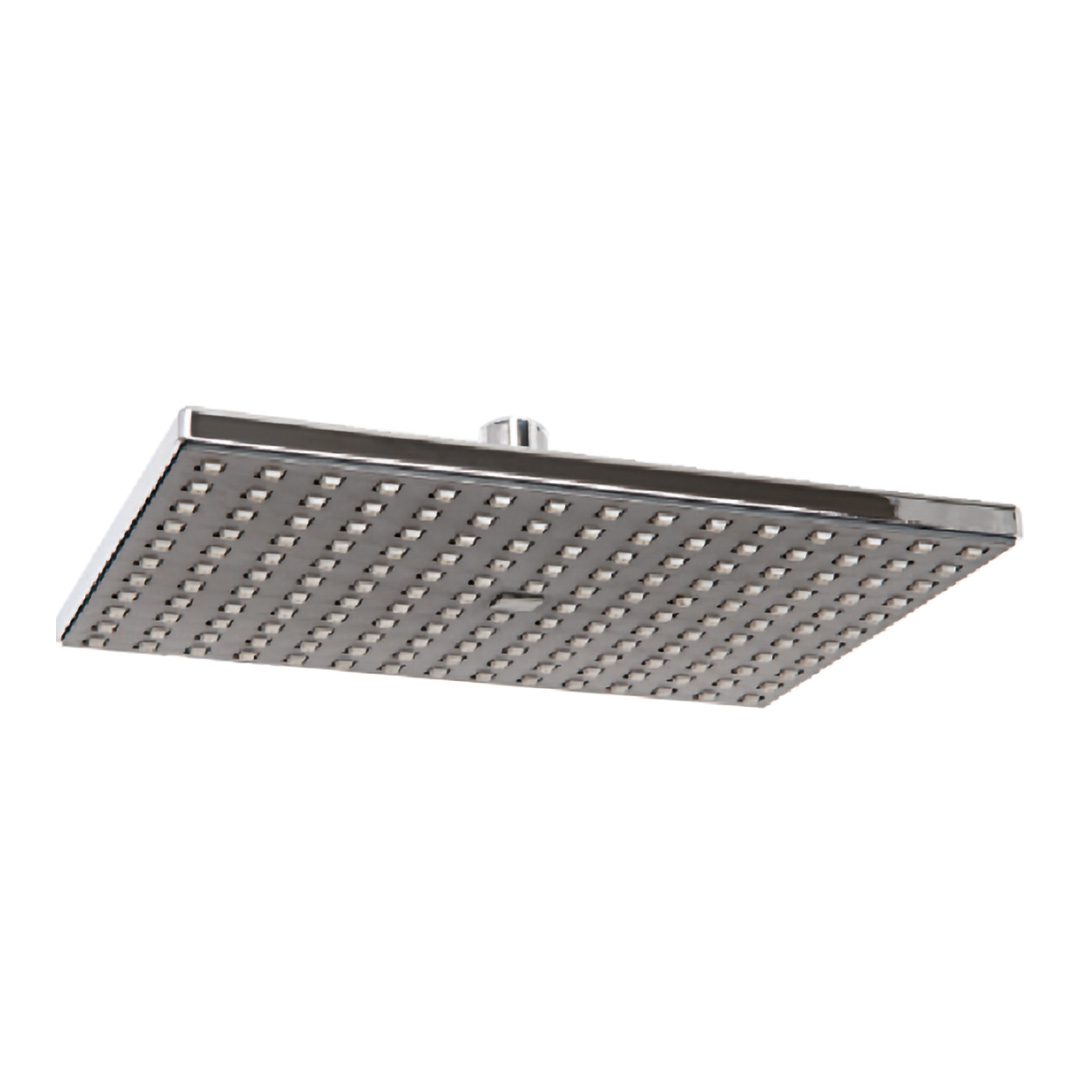 Elegant Haven 255 Rectangular Chrome Rainfall Shower Head