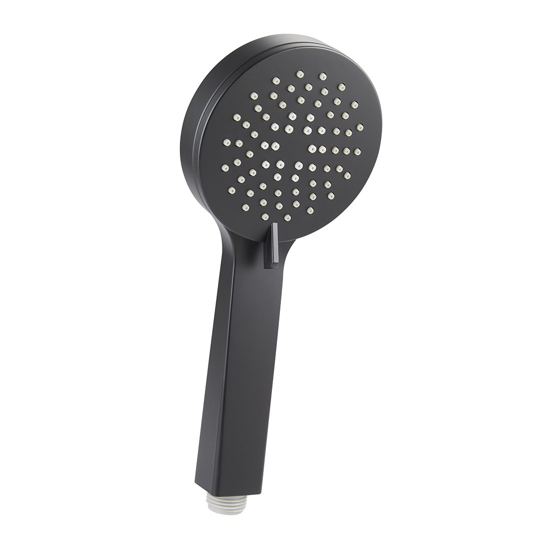 Elegant Haven Matt Black Multi Function Shower Handset S