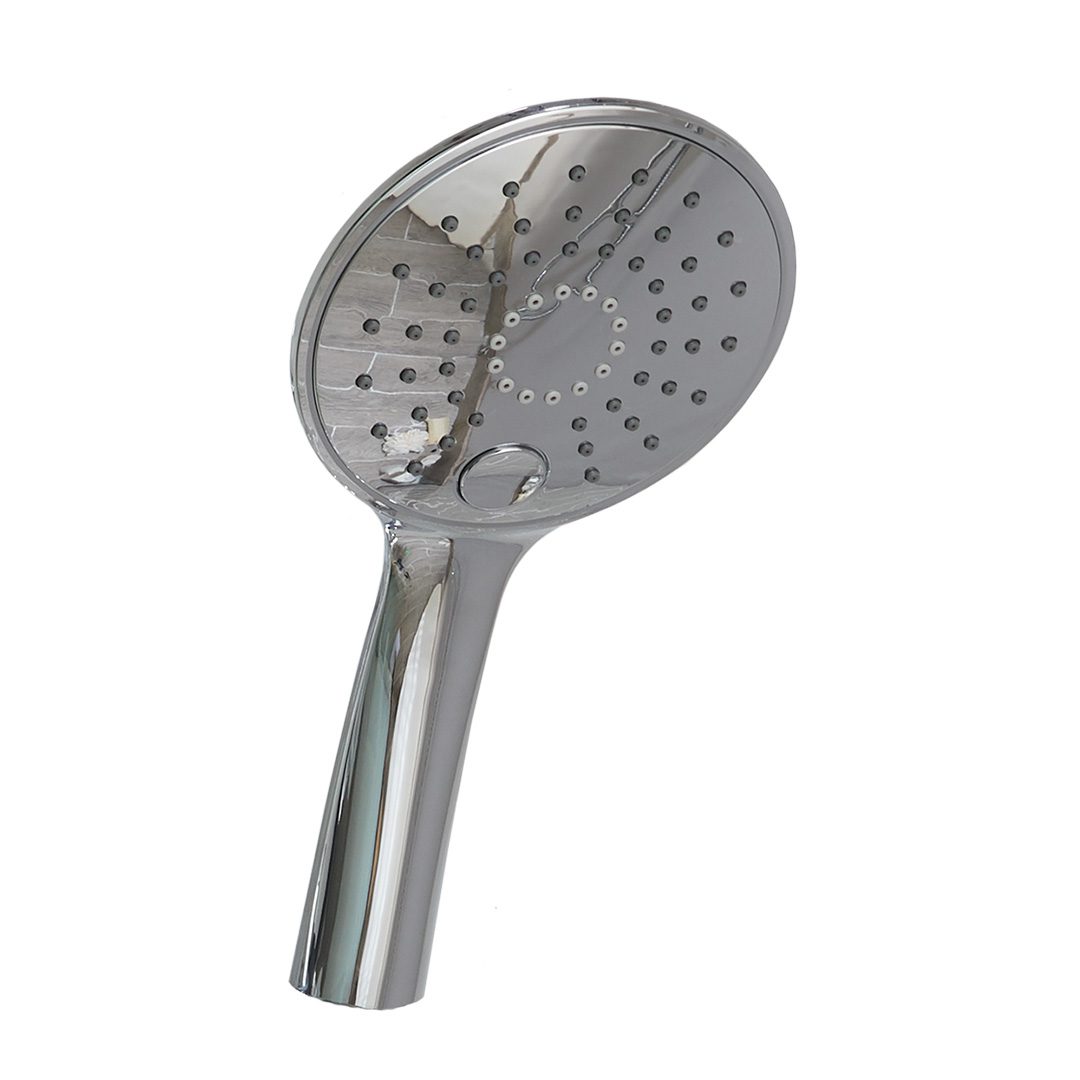 Elegant Haven Chrome Push Button Shower Handset