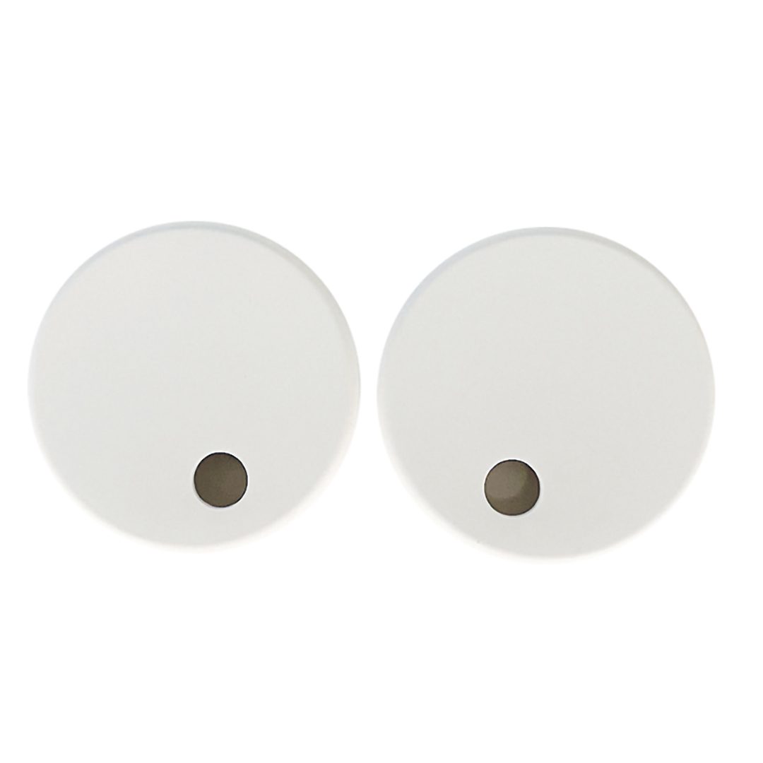 Elegant Haven Seat Hinge Covers In White