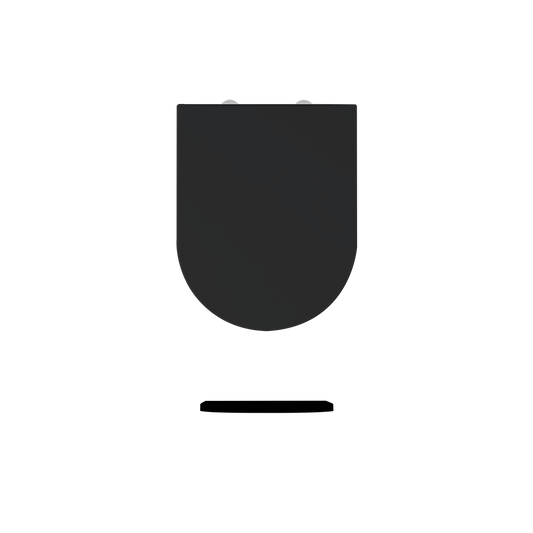 Arco soft close, quick release Duraplus Seat in Black