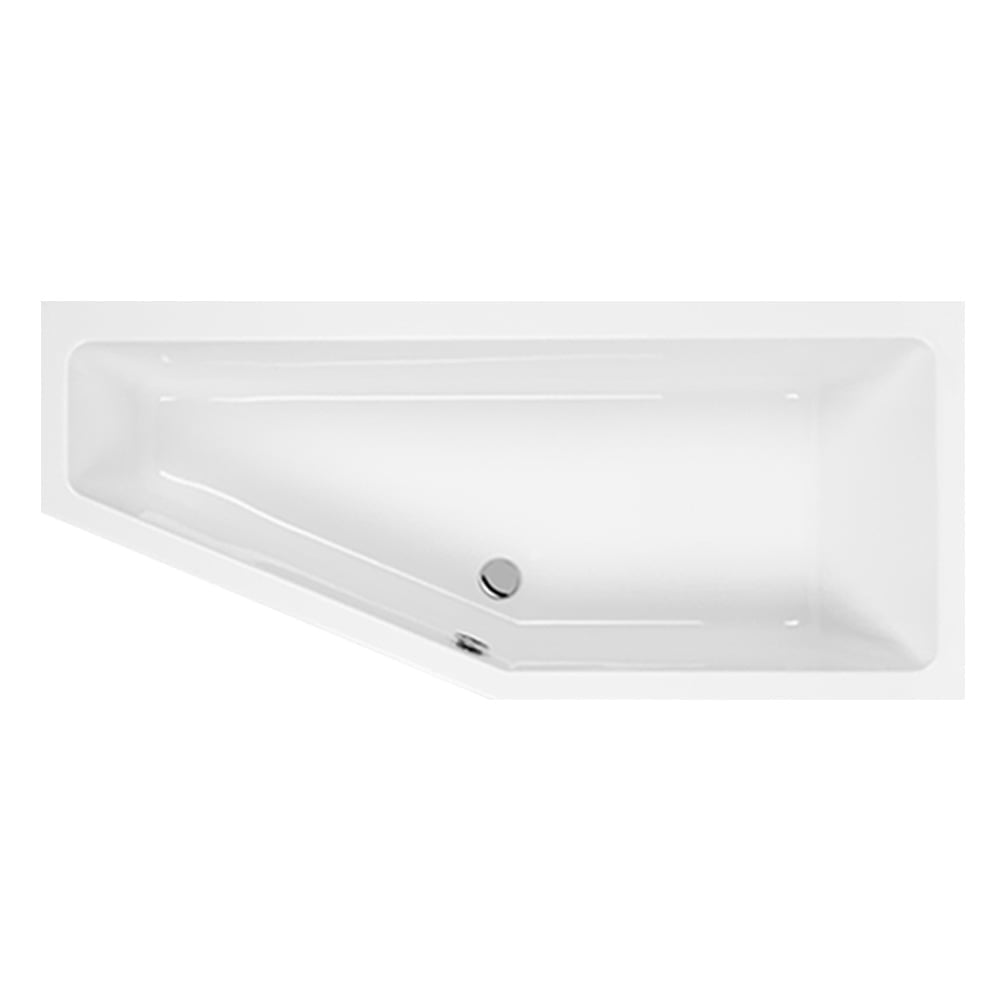 Carron Quantum Spacesaver Carronite Left Hand Bath - 1700x750mm