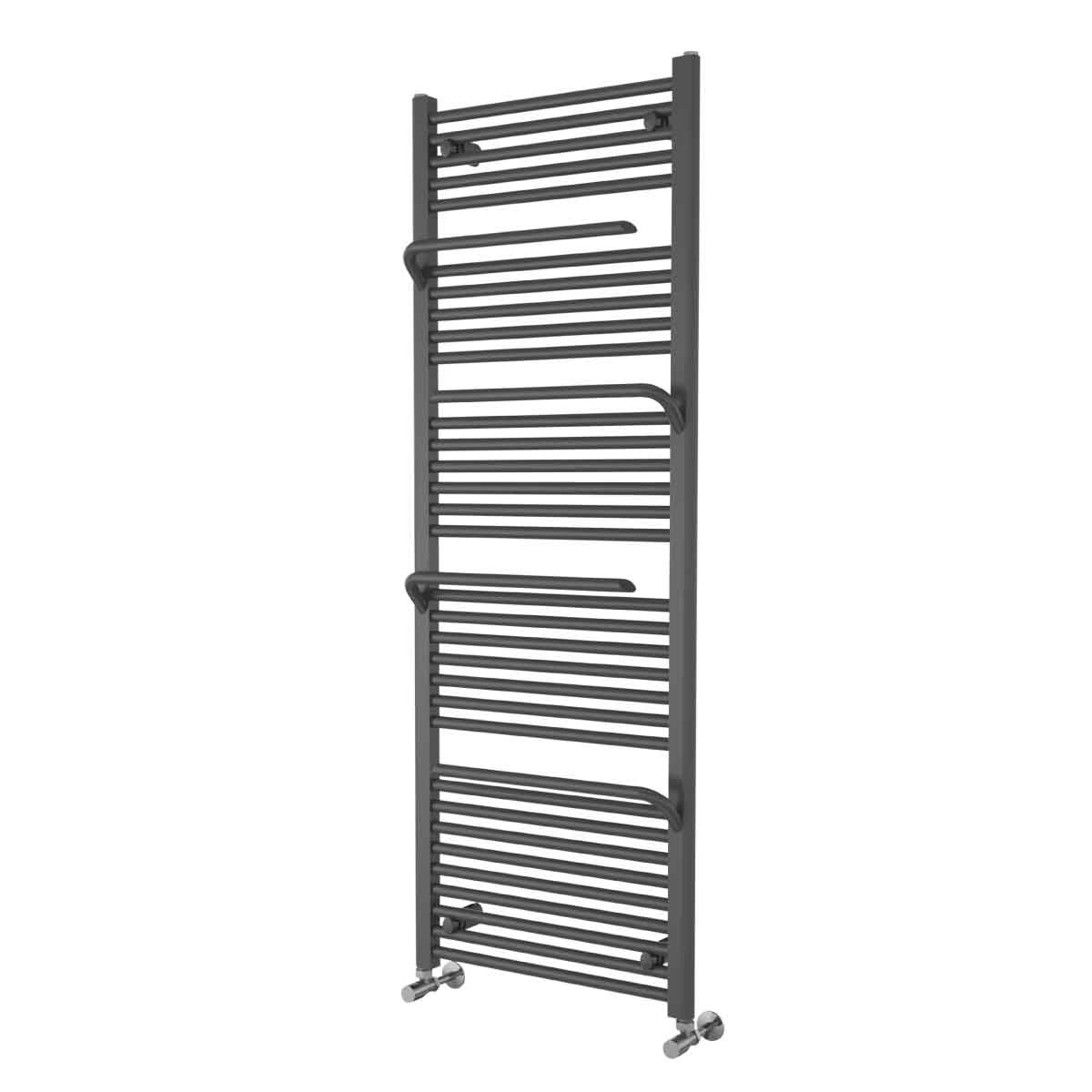 Jenka Anthracite Heated Towel Rail 1500x550mm
