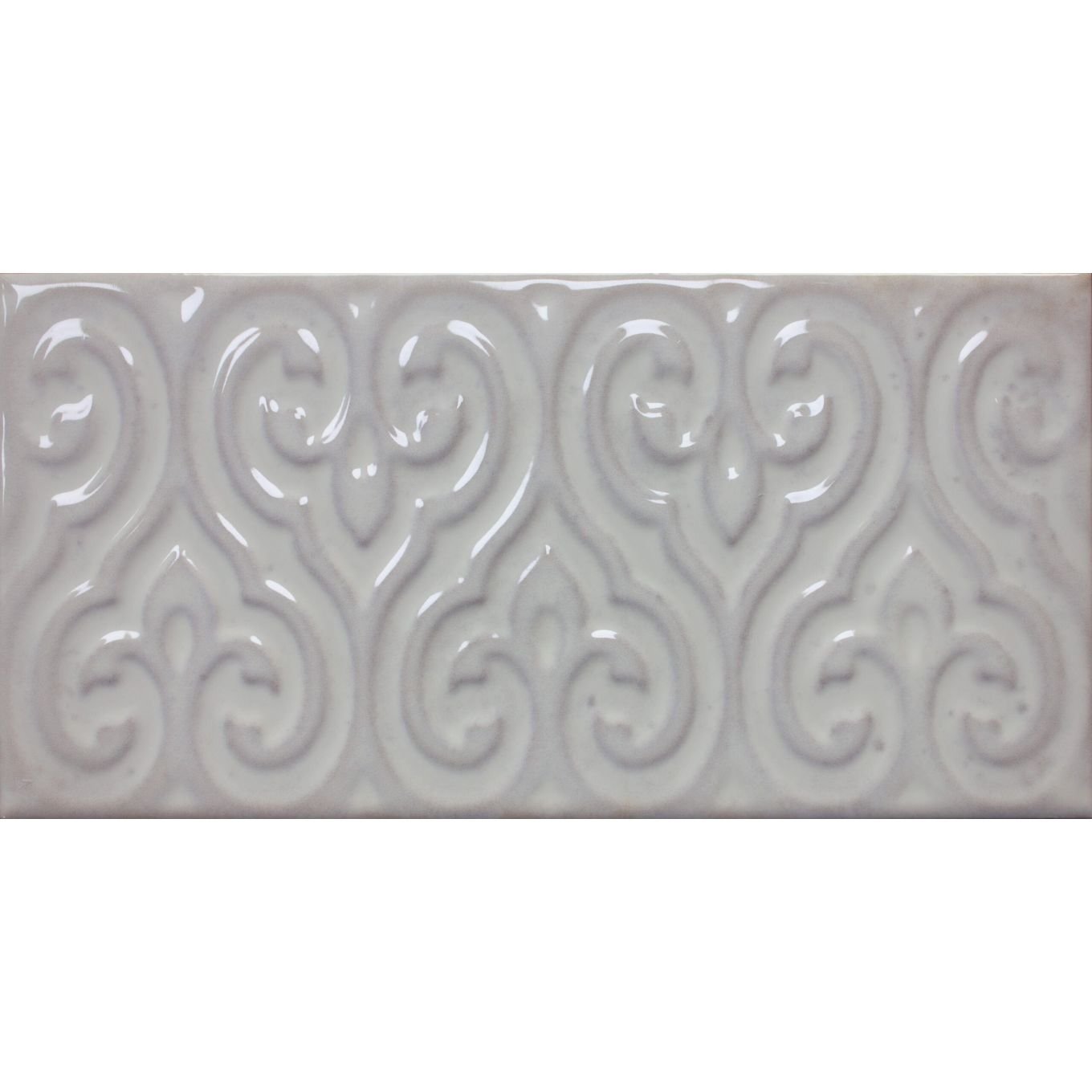 Zanzibar Blanco Gloss Ceramic Brick Tile 120x240mm