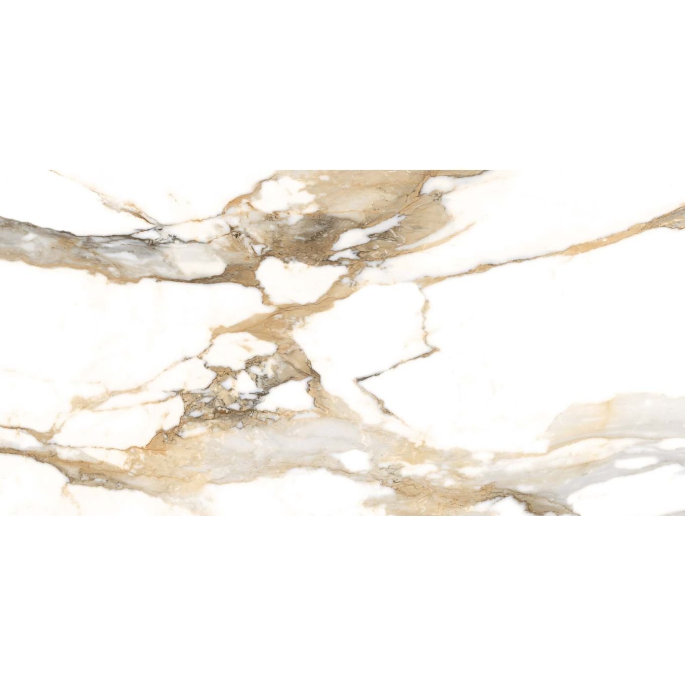 Charlie Beige Marble Gloss Porcelain Tile 300x600mm
