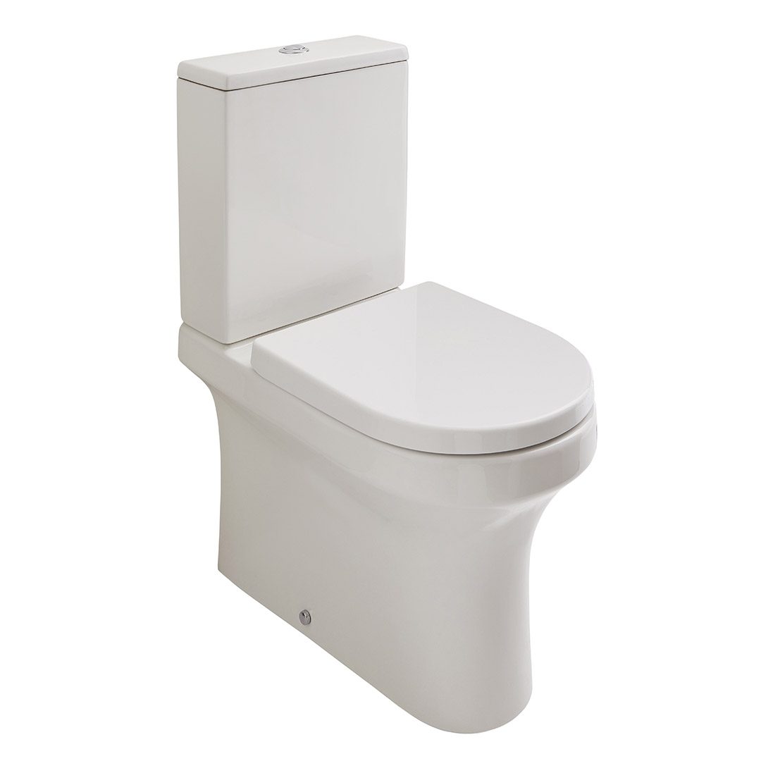 Elegant Haven Skara Rimless Close Coupled Back To Wall Wc With Cistern And Seat And Cover 27123-27621-