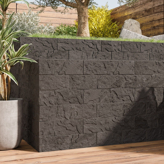 Oakland Antracita Textured Porcelain Tile 250x125mm
