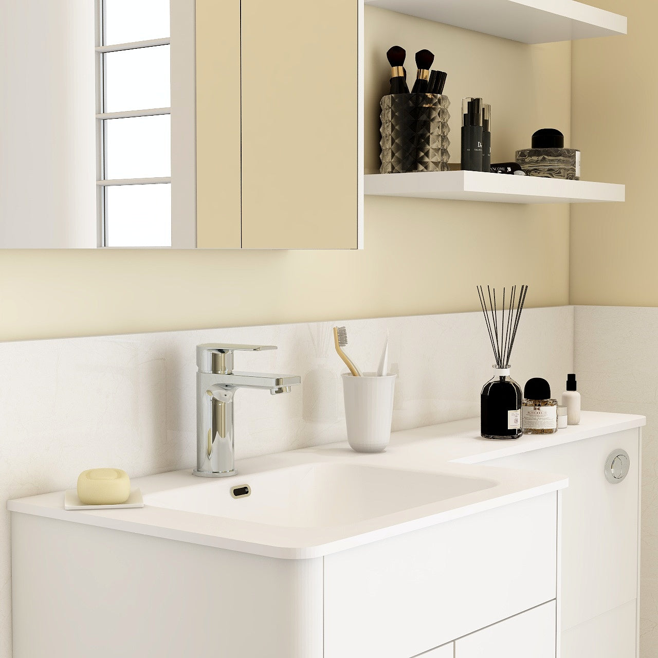 Suburb 1110mm left hand basin 1th