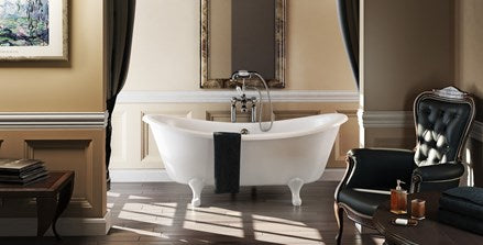 Bateau Double Ended Bath with Standard Feet