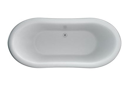 Bateau Double Ended Bath with Luxury Feet