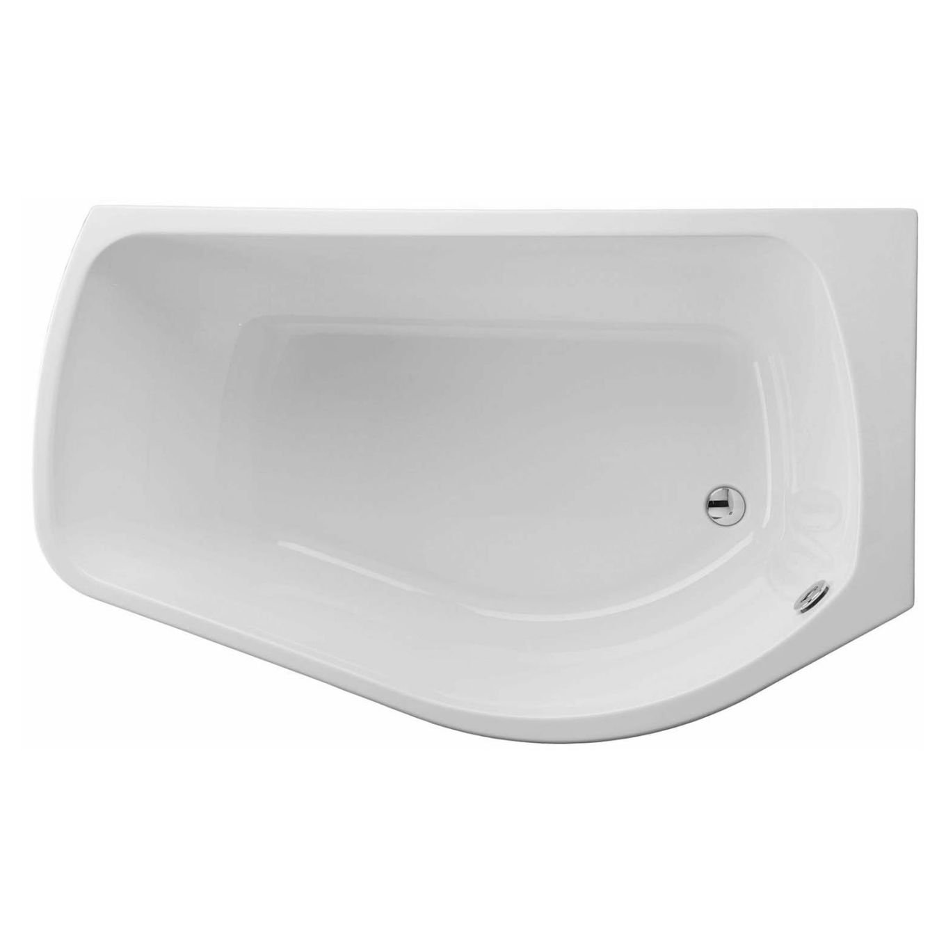 Carron Profile Right Hand Acrylic Shower Bath - 1500x900mm