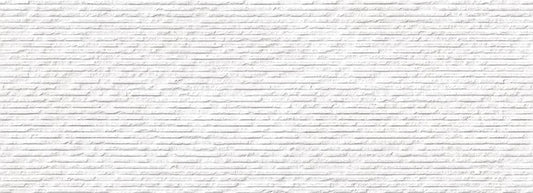 Graffi White Stripe Matt Ceramic Tile 320x900mm