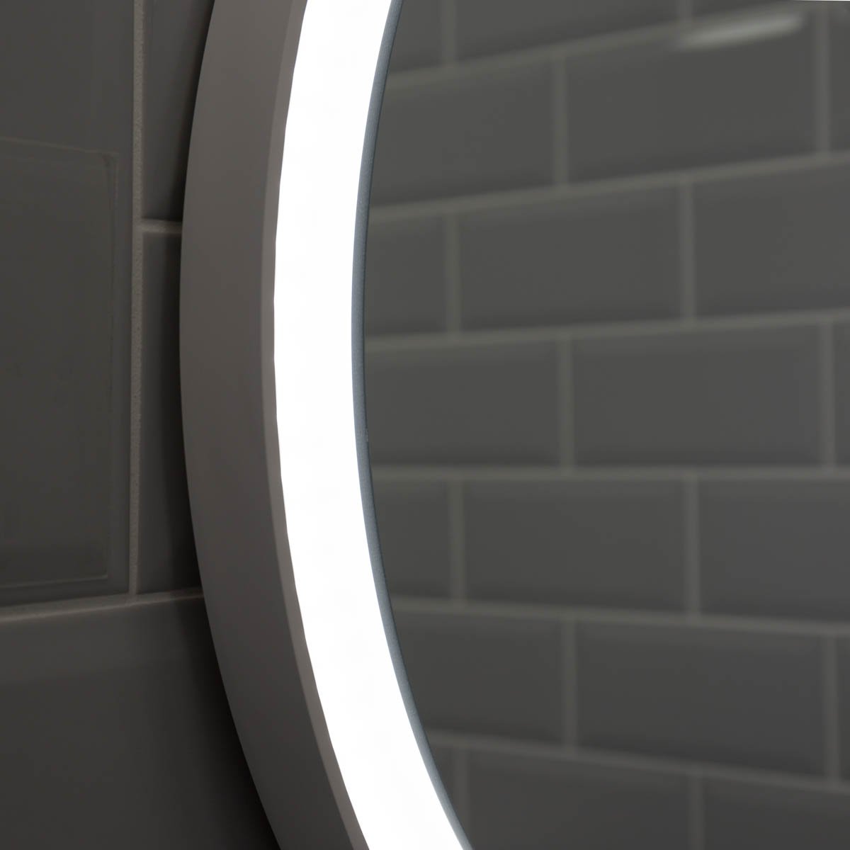 Zia Round LED Illuminated Bathroom Mirror 600mm