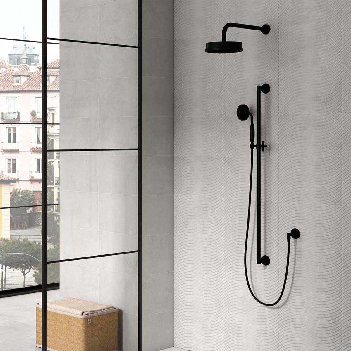 Como Gris Matt Decor Ceramic Tile 250x400mm
