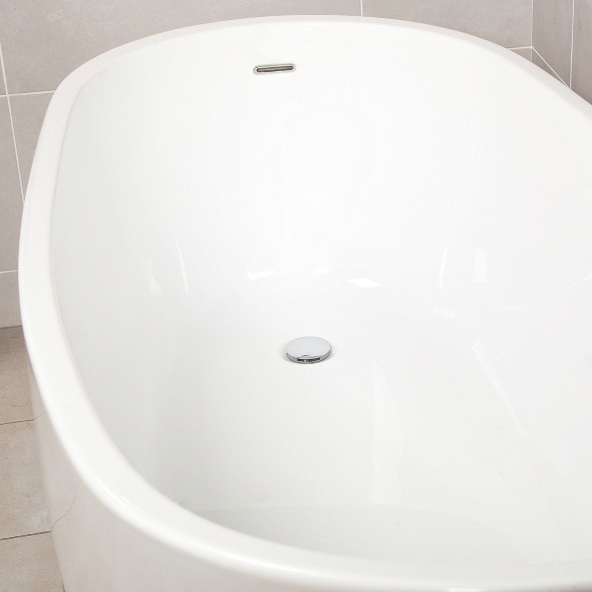 Isleworth Freestanding Acrylic Slipper Bath 1500x740mm